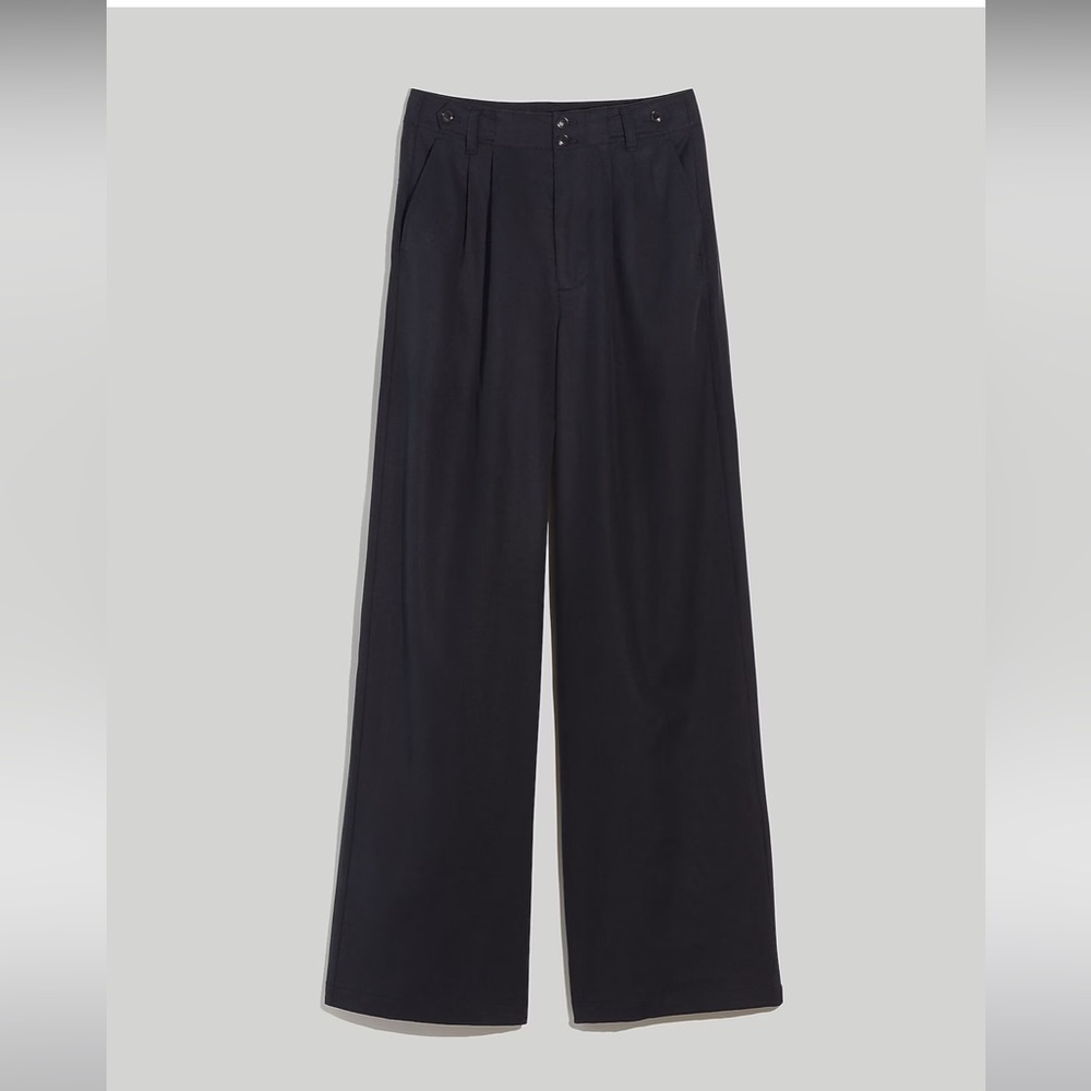 Madewell Black Wide Leg Pants